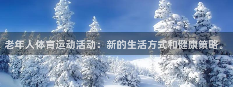 vsport体育：老年人体育运动活动：新的生活方式和健康策略。